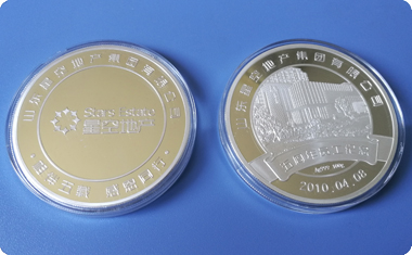 纯银纪念章定制