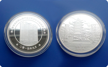 纯银纪念章定制